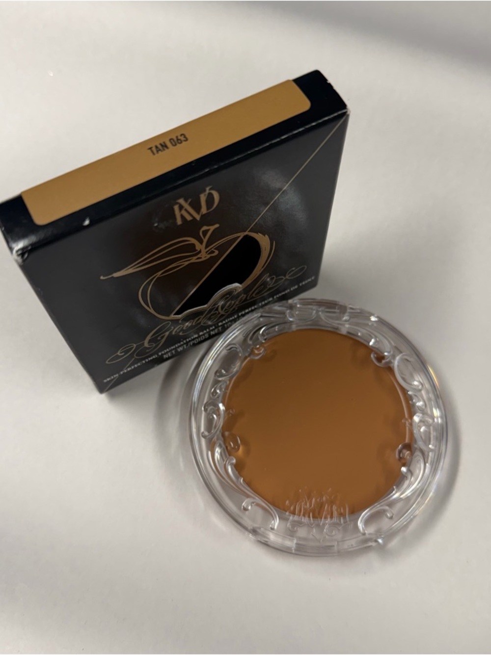 KVD Good Apple Skin-Perfecting Foundation Balm in TAN 063 .35oz/10g $42.50